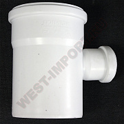 Тройник 110*50 (90)  бесшумная белая Sinikon Comfort 