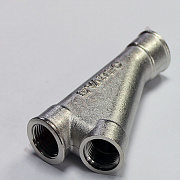 Тройник косой для гильзы под погружной датчик 1"*1/2  VTr.136.N.0604