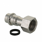 Муфта с накидной гайкой 35*11/4" нерж сталь VTi.908.I.003507