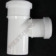 Тройник 50*90  бесшумная белая Sinikon Comfort 